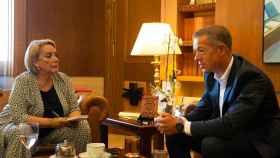 Esther Esteban entrevista a Ander Gil, presidente del Senado. Fotos: Esteban Palazuelos