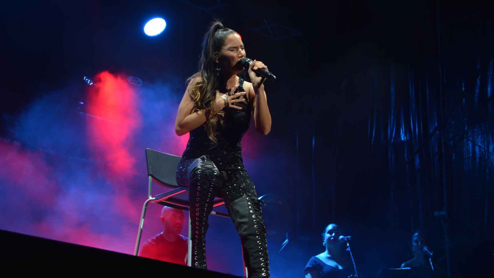 India Martínez en el concierto de anoche.