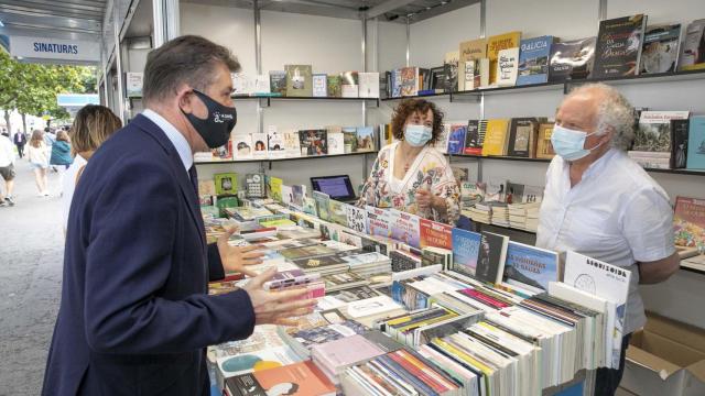 Foto de archivo de la feria del Libro en A Coruña