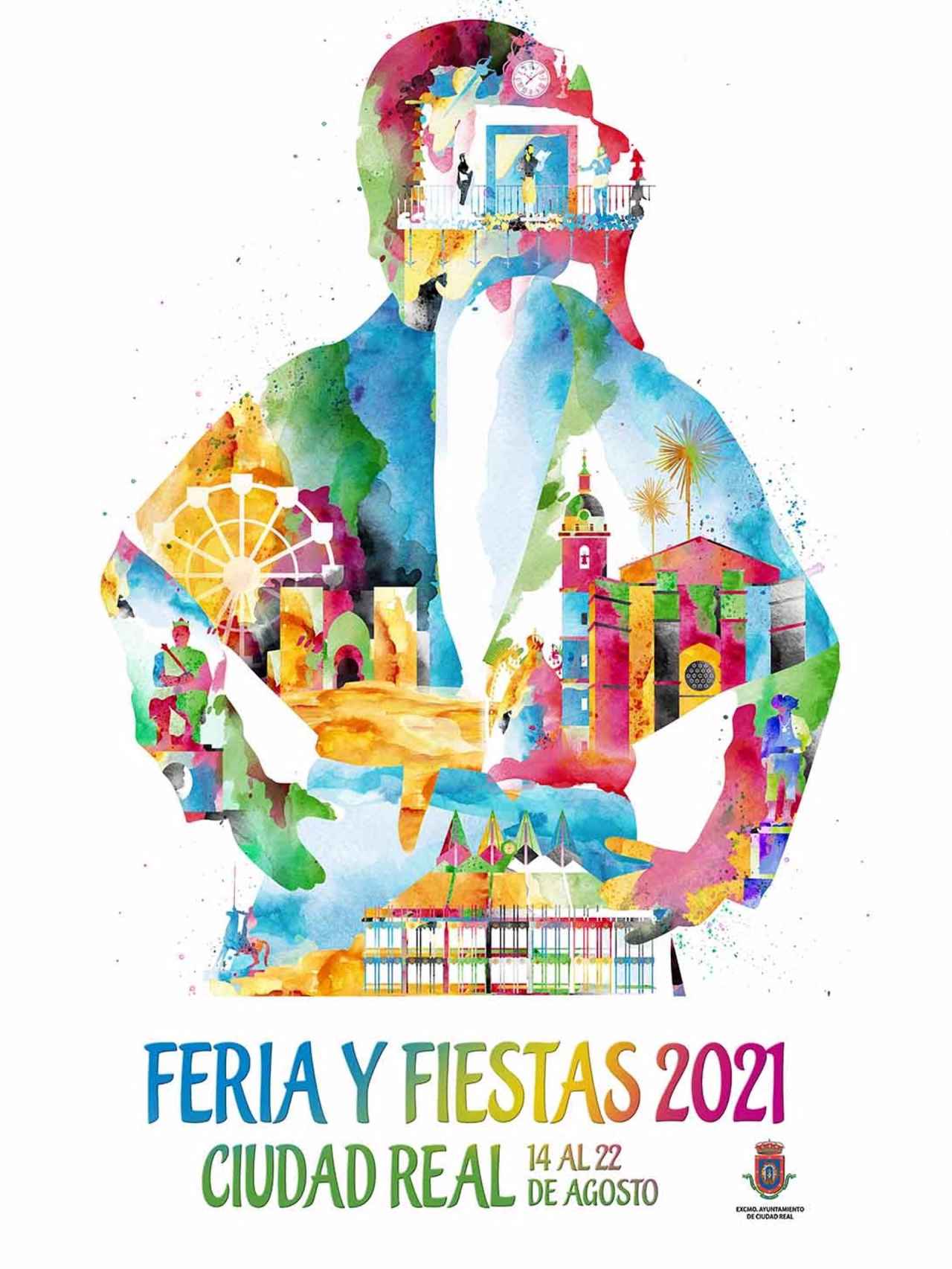 Cartel de las Fiestas de Ciudad Real 2021