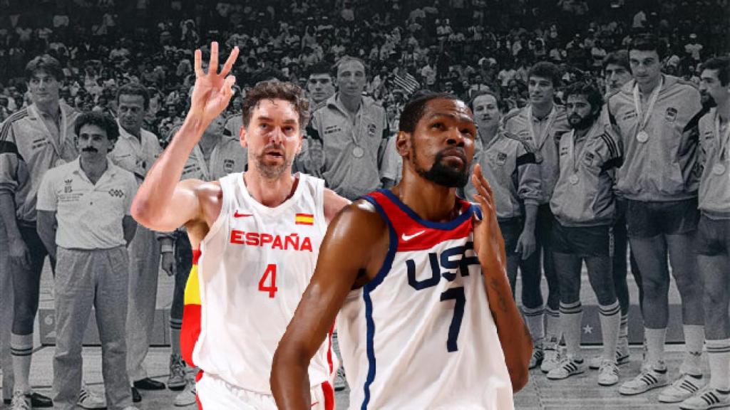 Pau Gasol y Kevin Durant, dos de los protagonistas del España - EEUU de los JJOO de Tokio 2020