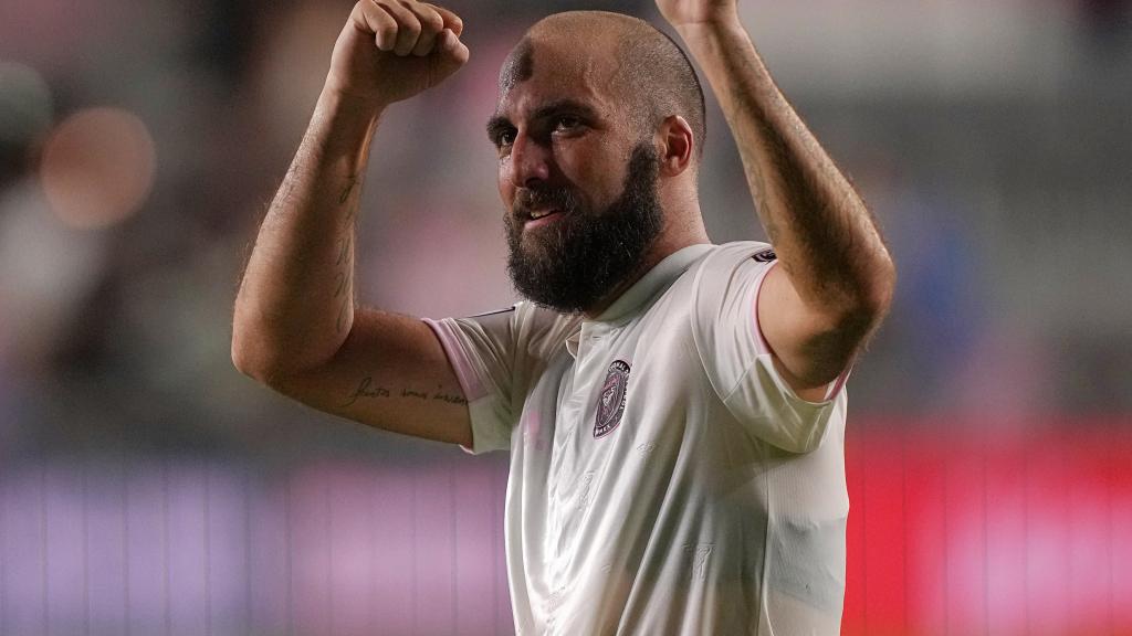 Gonzalo Higuaín, en un partido del Inter Miami de la MLS