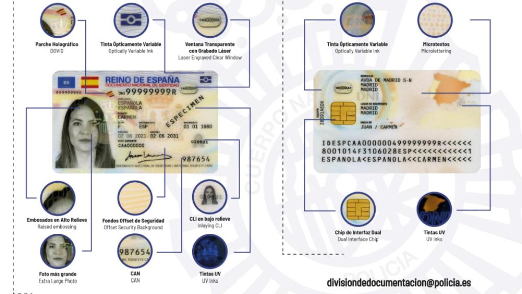 Imagen de la última actualización del DNI electrónico.