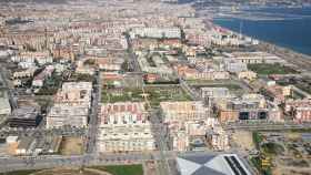 Imagen aérea de la ciudad de Málaga.