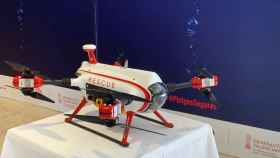 El dron presentado en Xàbia.