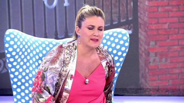 Carlota Corredera ha relatado en 'Sálvame' la aparatosa caída que sufrió en sus vacaciones.