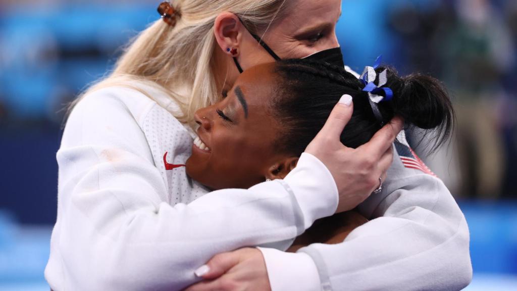 Simone Biles tras ganar el bronce