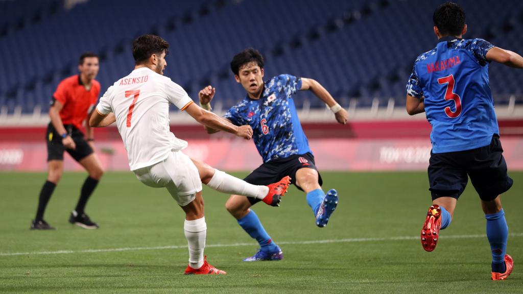 Marco Asensio goleador ante Japón en la semifinal del torneo olímpico de Tokio 2020