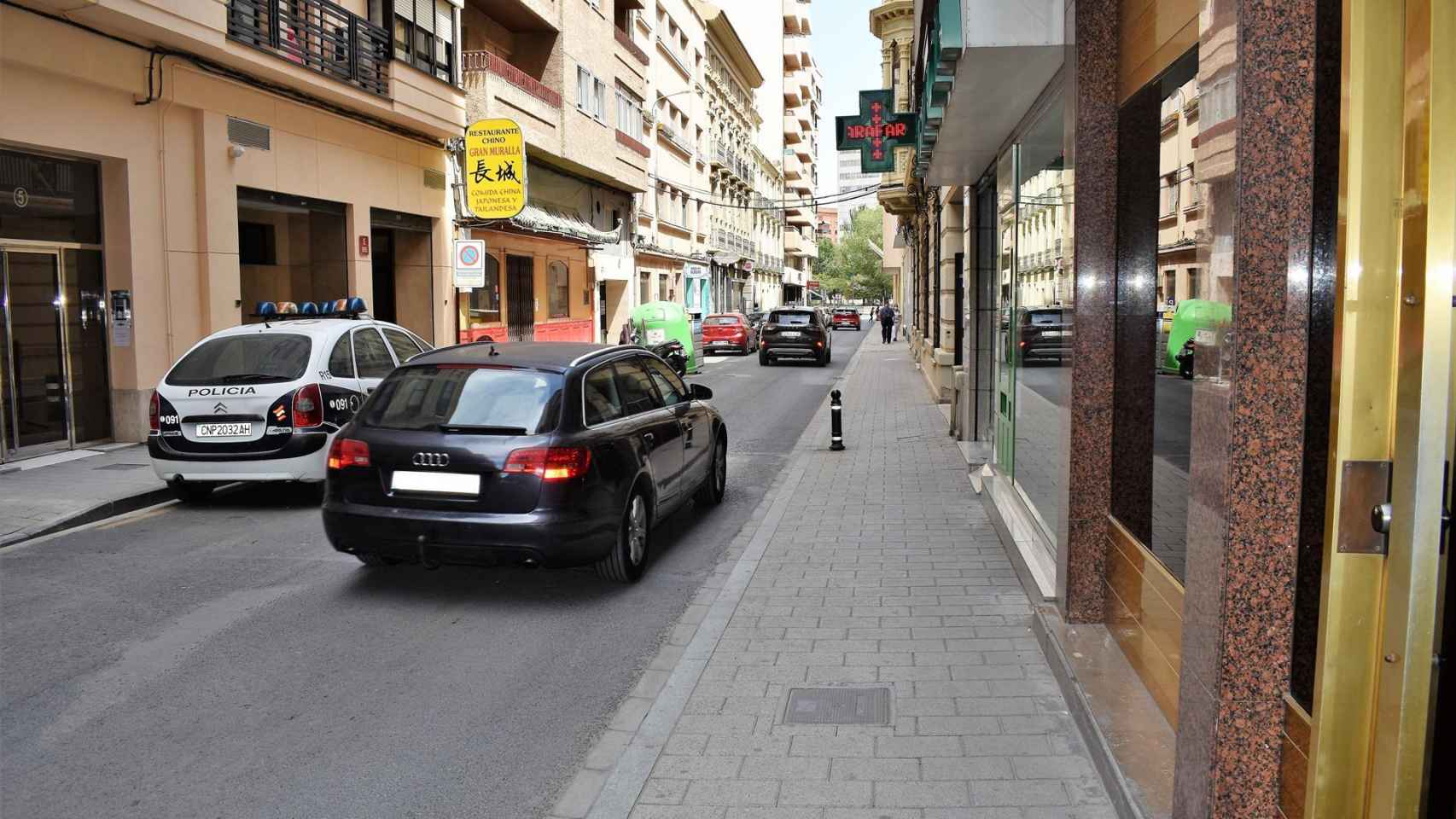 Calle Salamanca en Albacete.