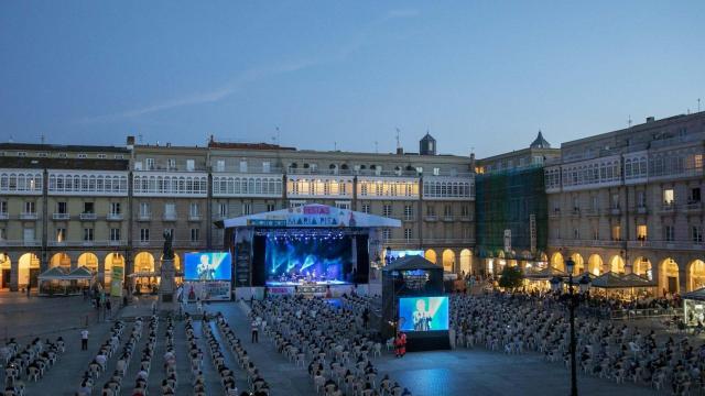 Concierto en María Pita en el marco del Noroeste Estrella Galicia.