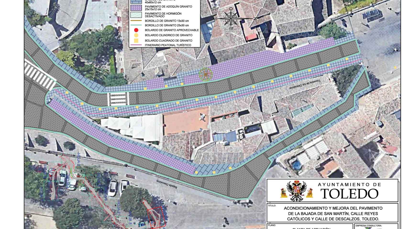 Casi tres millones de euros para renovar una de las arterias del Casco Histórico de Toledo