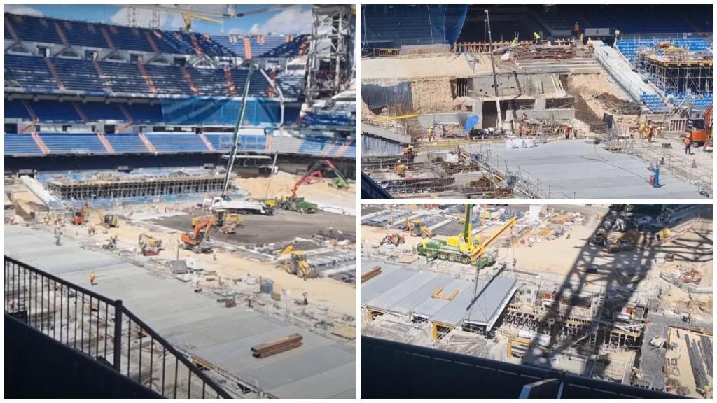 Las obras del Santiago Bernabéu