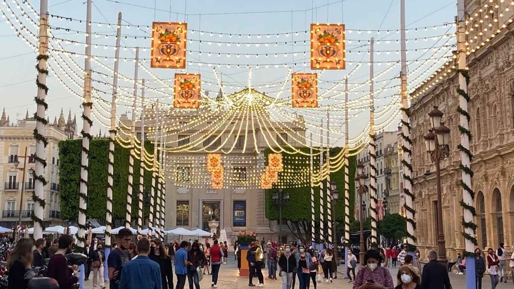 Trabajos en Sevilla de Ximenez Iluminación.