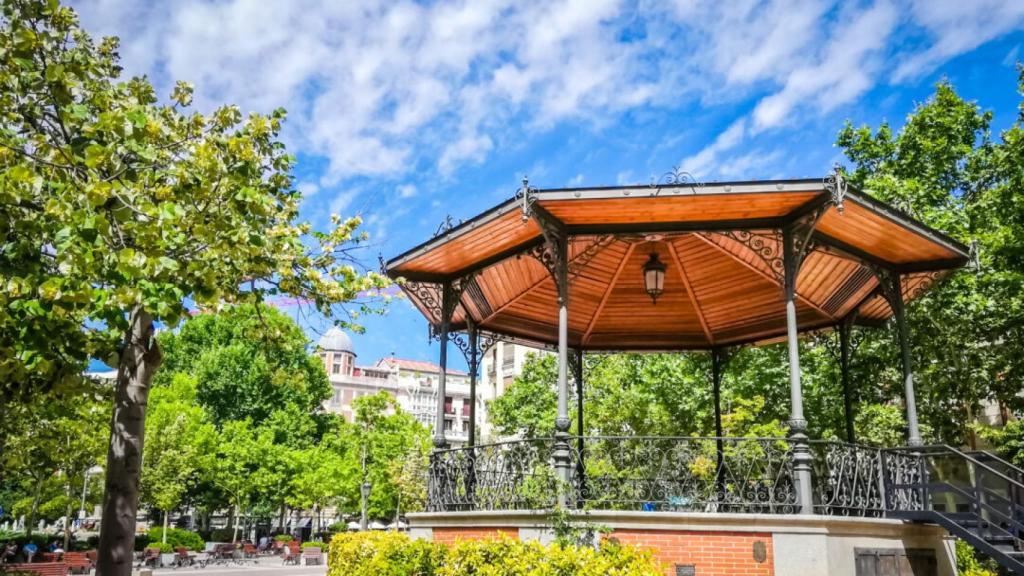 Vista de la Plaza de Chamberí.