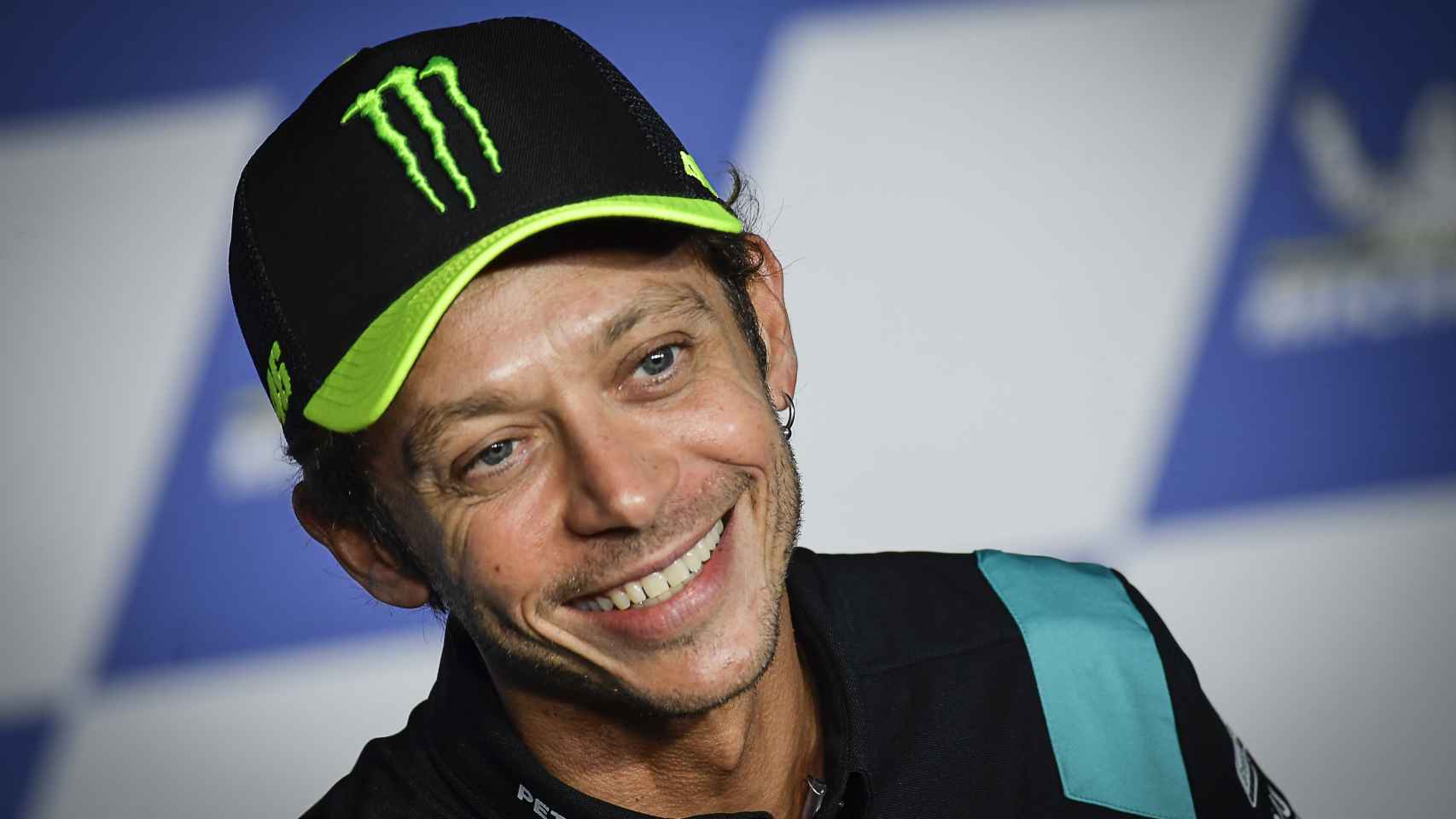Valentino Rossi, durante el anuncio de su retirada en el Red Bull Ring de Spielberg