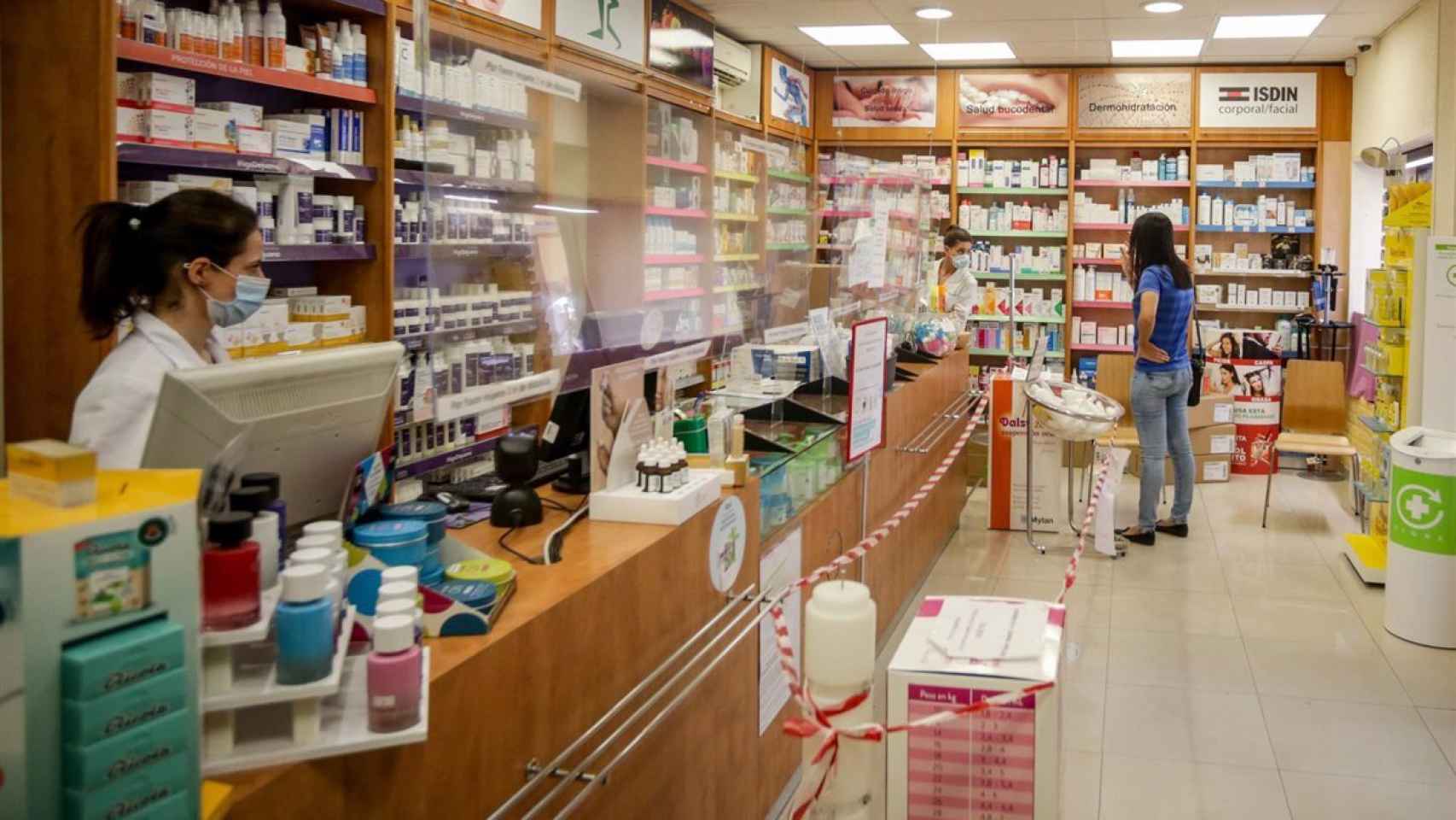 Una farmacia de Málaga.