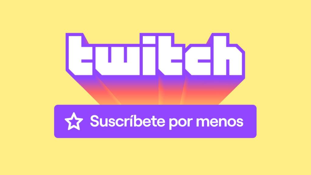 Twitch y su banner para anunciar la reducción de precios.