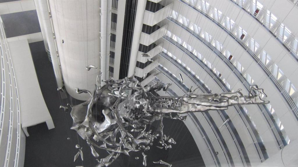 El interior de la Torre del Agua, en Zaragoza