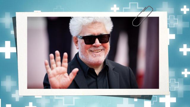 Pedro Almodóvar en un montaje de JALEOS.