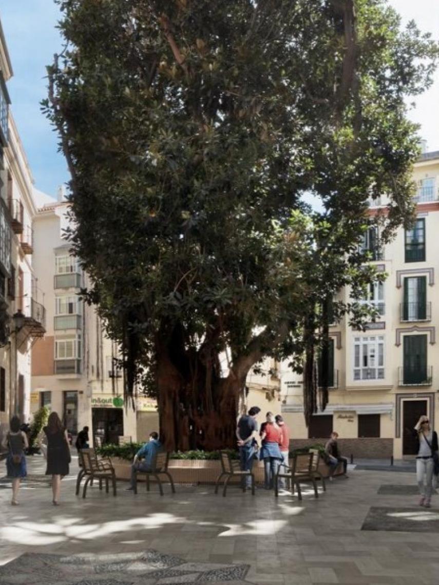 Intervención prevista en la Plaza del Teatro.