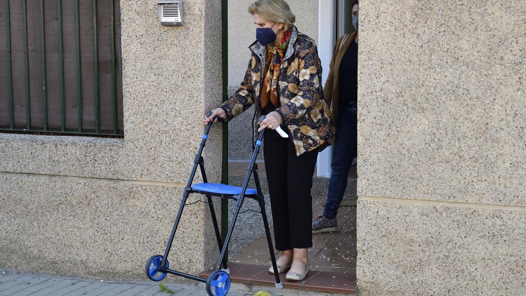 Carmen Bazán en una de sus últimas imágenes públicas en marzo de 2021.