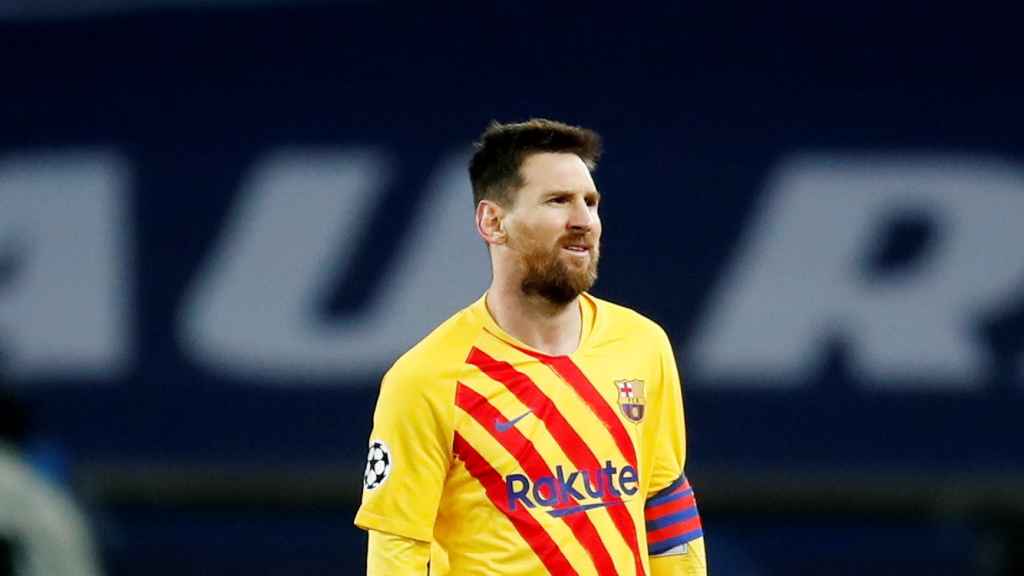Leo Messi, en el Parque de los Príncipes