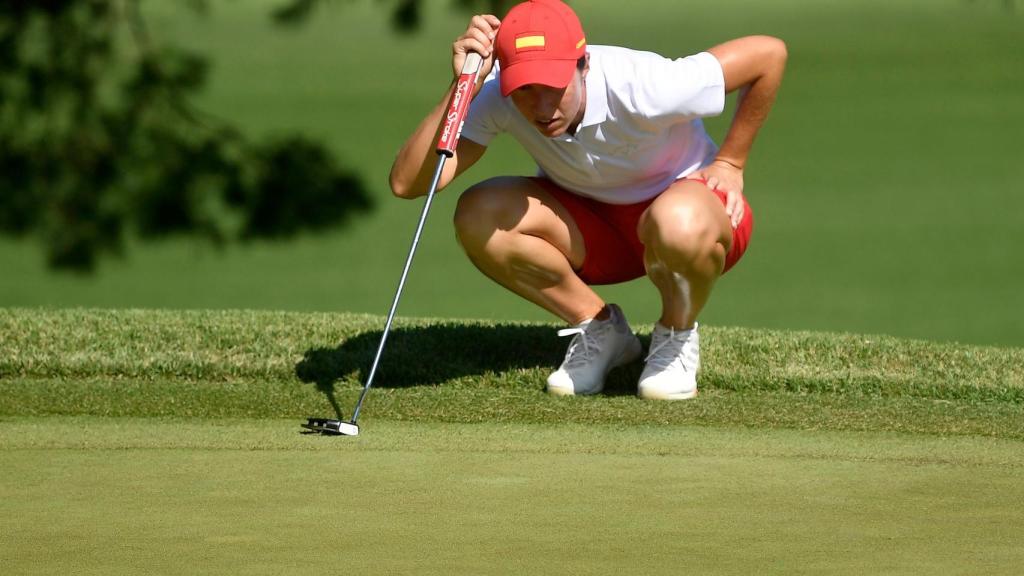 La golfista española Carlota Ciganda en los Juegos Olímpicos de Tokio 2020