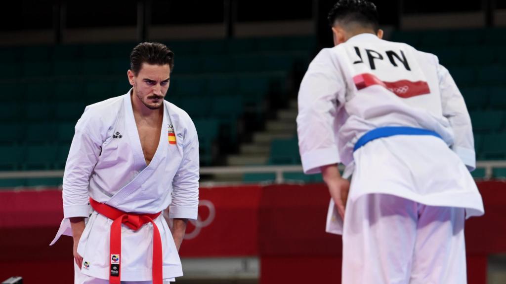 Damián Quintero tras la final de kata