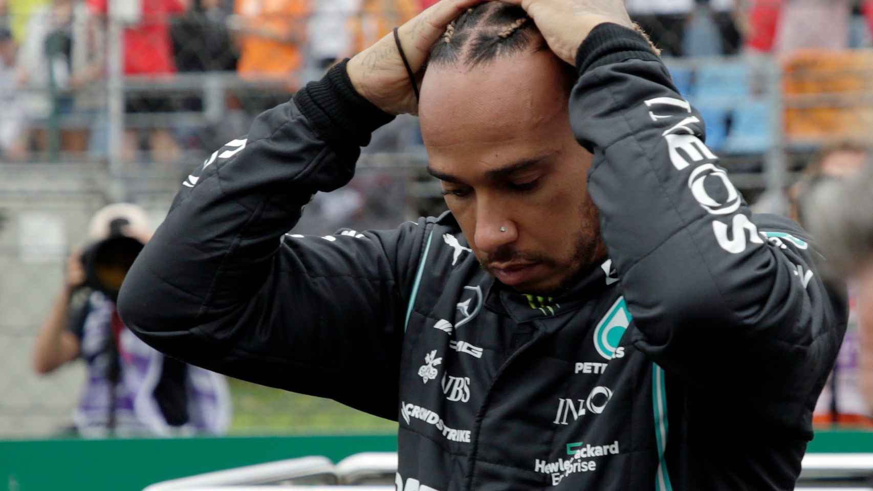 Lewis Hamilton en el Gran Premio de Hungría