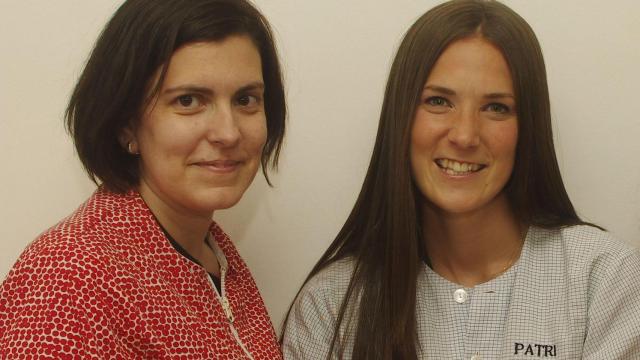 Ana y Patricia, las impulsoras del I Encuentro Educativo Galego.