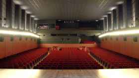 Sala de cine del Colegio Salesianos de Vigo.