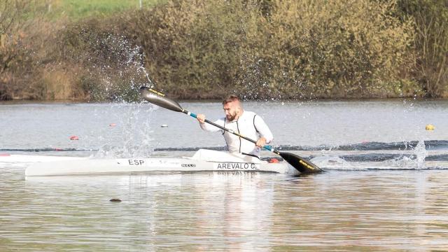 Carlos Arévalo durante uno de los selectivos camino a Tokio 2020.