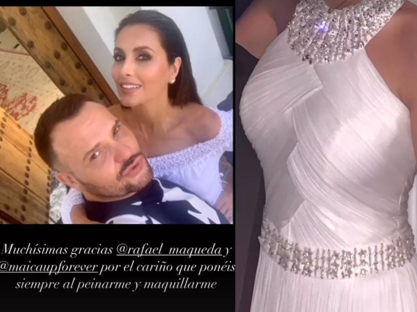 Los dos momentos que ha compartido Paloma en sus redes sociales.