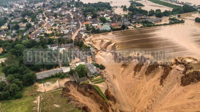 Inundaciones en el mes de julio en Alemania.