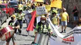 Manifestación de Geacam en Toledo. Fotos: Ó. HUERTAS