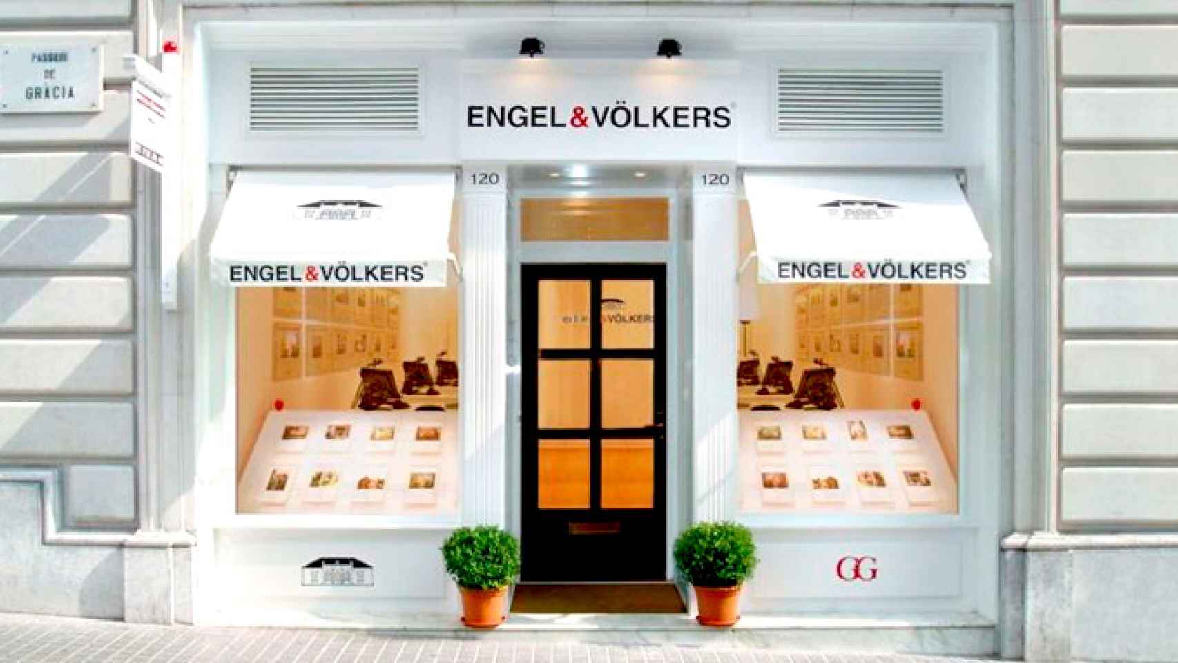Una oficina de Engel & Völkers en Barcelona.