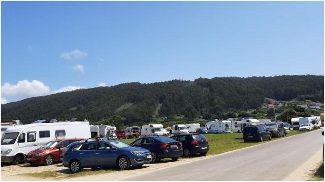 Autocaravanas en San Xurxo.