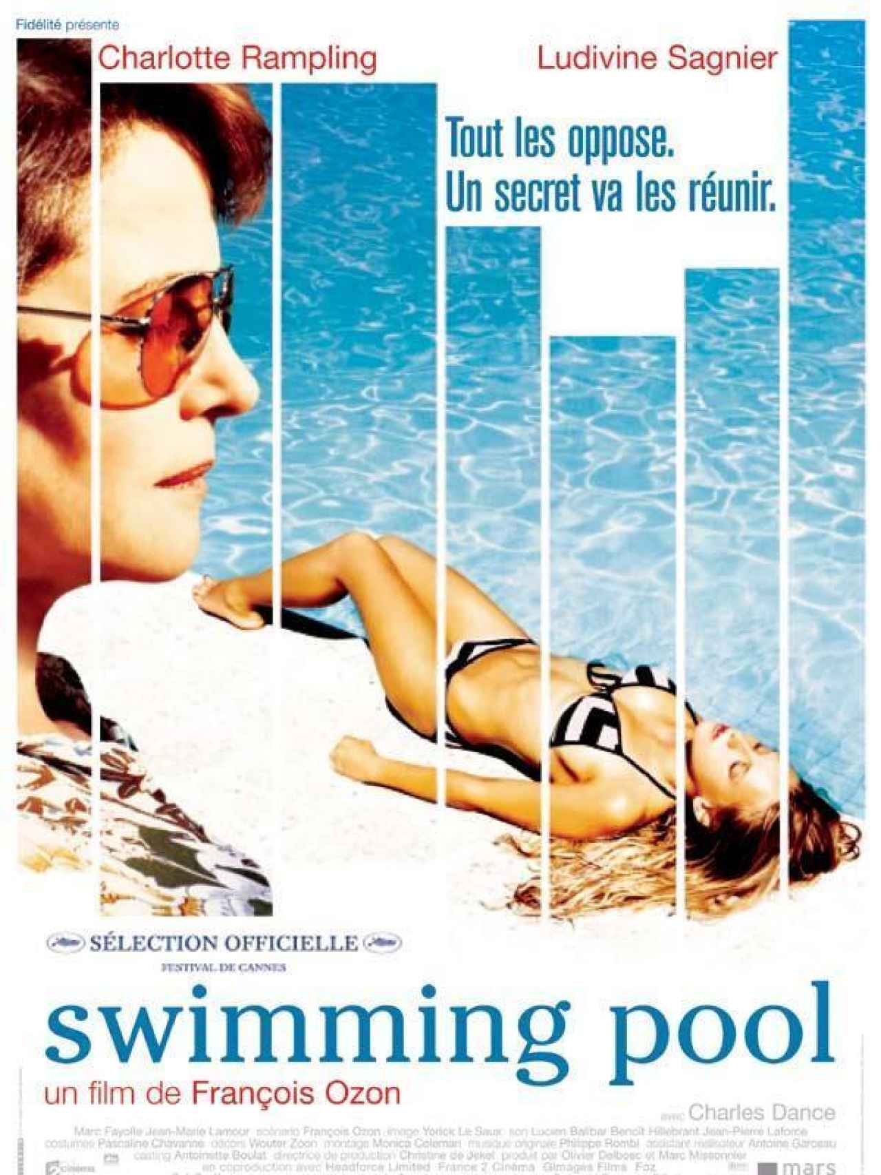 Cartel de la película 'Swimming pool', de François Ozon.