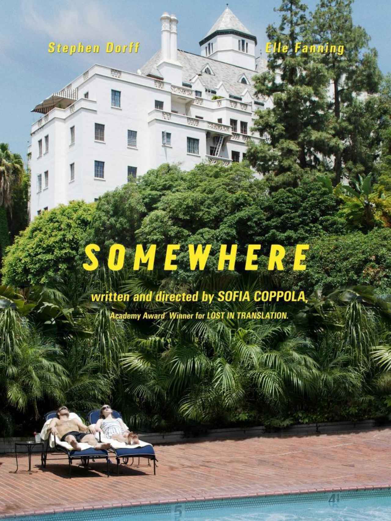 Cartel de la película 'Somewhere', de Sofia Coppola.