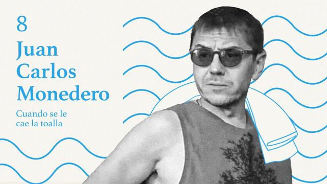 Juan Carlos Monedero, con 'look' veraniego.