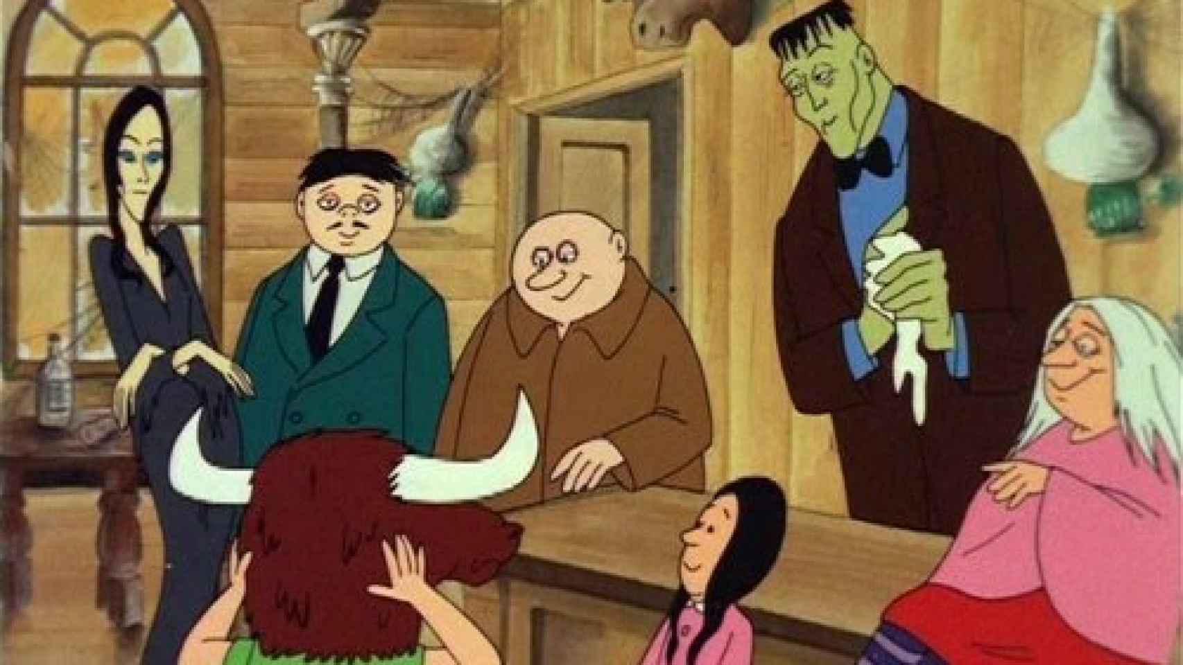 La serie animada de 'La familia Addams'