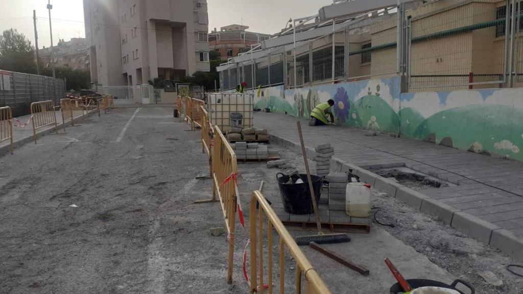 Comienzan las obras en la calle Ciudad Real (Alicante).