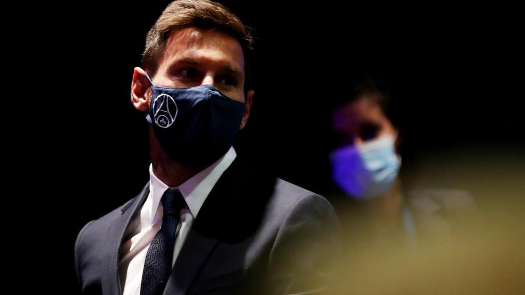 El día de la presentación de Leo Messi con el PSG