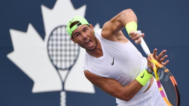 Nadal durante el ATP de Toronto