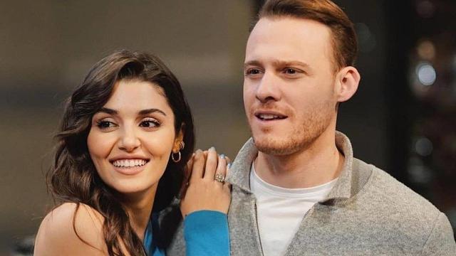 Hande Erçel y Kerem Bürsin, en una imagen de la serie 'Love is in the air'.