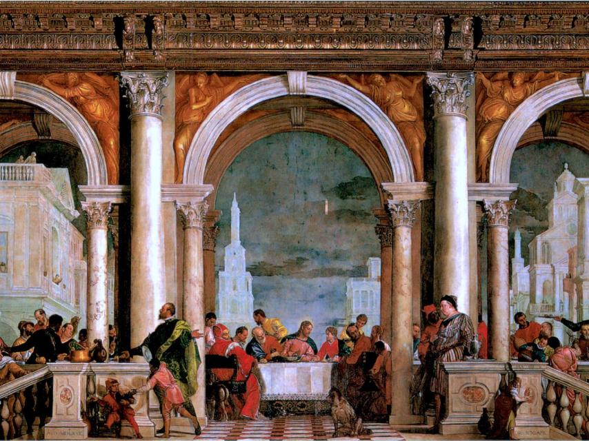 Cena en casa de Leví, de Veronese.