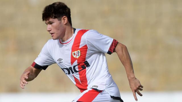 Fran García con el Rayo Vallecano. Foto: Twitter Fran García