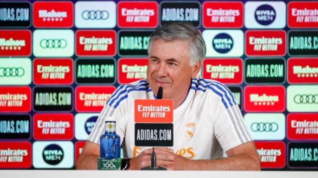 Carlo Ancelotti, en rueda de prensa