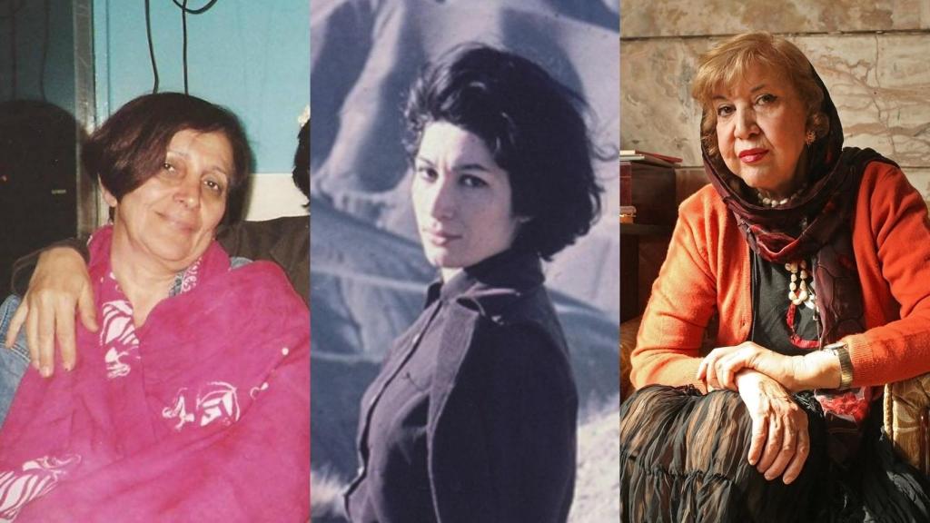 Mina Assadi, Forough Farrokhzad y Simin Behbahani.