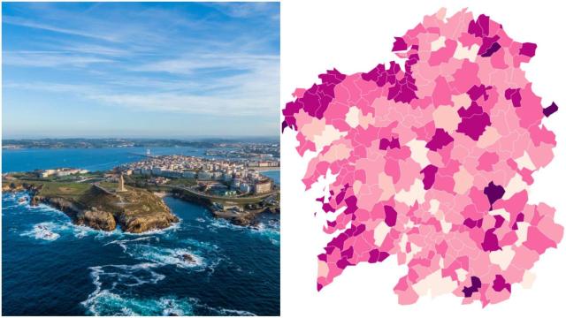 Covid: Los pueblos y ciudades más afectados de Galicia